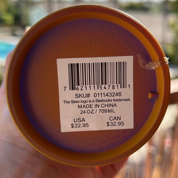 Tim Singleton Pride Rainbow Grid Studded 2023 Starbucks 24oz Cold Cup Tumbler - Picture 10 of 11